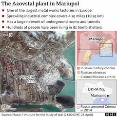 UKR - Azovstal, Mariupol , 21st April 2022