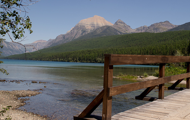 Montana Glacier NP Bowman Lake (#0218)