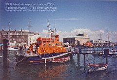 RNLI 17-32 Ernest & Mabel & relief Weymouth 2002