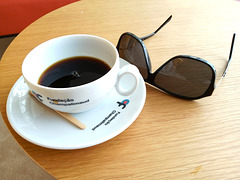 A coffee is always welcome, namely on sunny days