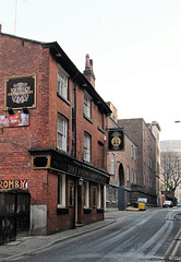 Awaiting demolition the Sir Ralph Abercombie Pub, Bootle Street, Manchester
