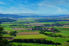 Ein herrlicher Blick ins Frankenland - A magnificent view of Franconia