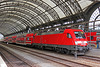 Siemens ES64U2 (182 019-0) mit einer Regionalbahn in DResden Hbf