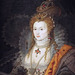 Detail of the Rainbow Portrait of Elizabeth I in the Metropolitan Museum of Art, December 2022