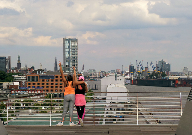 Blick vom Dockland