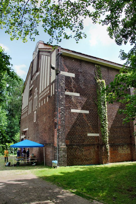 Zeche Teutoburgia 1/2, ehem. Fördermaschinenhaus von Schacht 1 (Herne-Börnig) / 25.05.2019