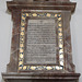 Monument to Richard and Harriet Wrightson, Sprotborough Church, South Yorkshire