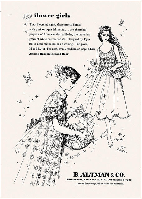 B. Altman & Co. Sleepwear Ad, 1956