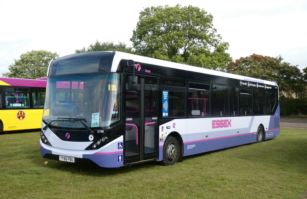 First Essex Buses 67166 (YY66 PBU) at Showbus - 29 Sep 2019 (P1040603)