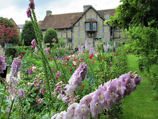 Shakespeare's birthplace from the garden.