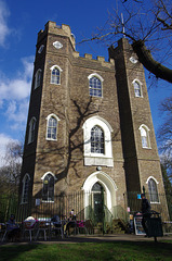 Severndroog Castle, entrance, south-west face