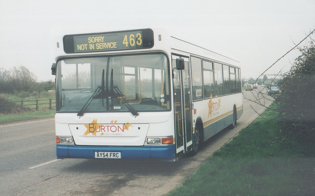 Burtons Coaches AY54 FRC (Soham by-pass) - 31 Mar 2005 (542-5A)