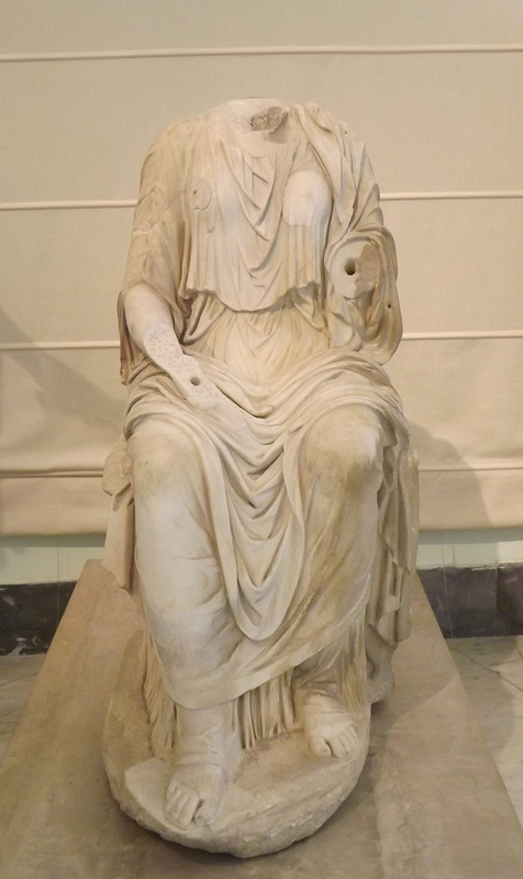 So-called Ceres in the Naples Archaeological Museum, July 2012