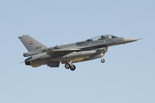 Iraqi Air Force Lockheed Martin F-16D Fighting Falcon 1602 (12-0017)