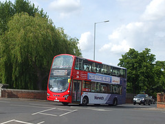 First Eastern Counties BN12 JYO in Norwich - 1 Jun 2017 (DSCF7453)