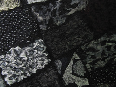 nuno felted jacket "Mosaic" - close up