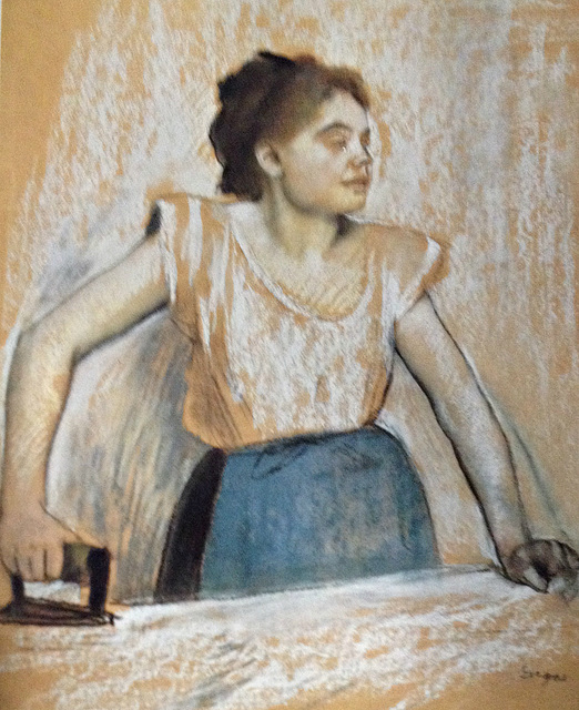 Woman Ironing