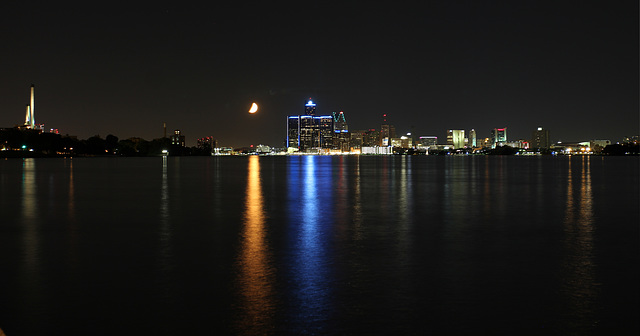 moon setting