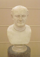 Bust of Vespasian made in the Modern Period in the Naples Archaeological Museum, July 2012