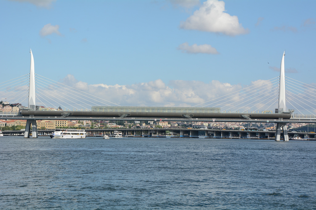Istanbul, Golden Horn Metro Bridge