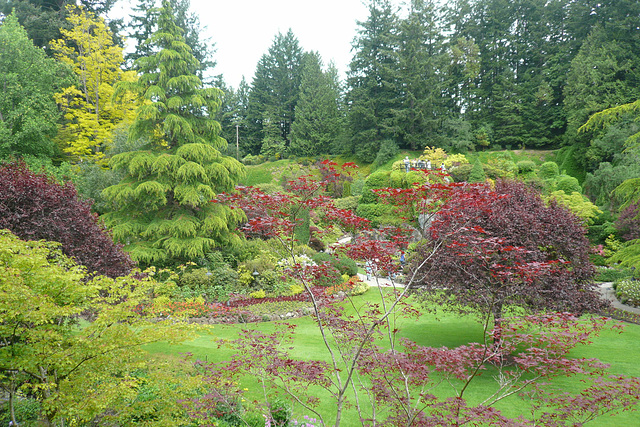 Sunken Garden At The Butchart Gardens