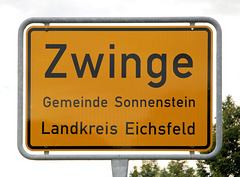 Kleine Gemeinde in Thüringen