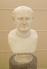 Bust of Vespasian made in the Modern Period in the Naples Archaeological Museum, July 2012