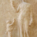 Detail of a Grave Stele with a Dancing Girl and Boy in the National Archaeological Museum in Athens, May 2014