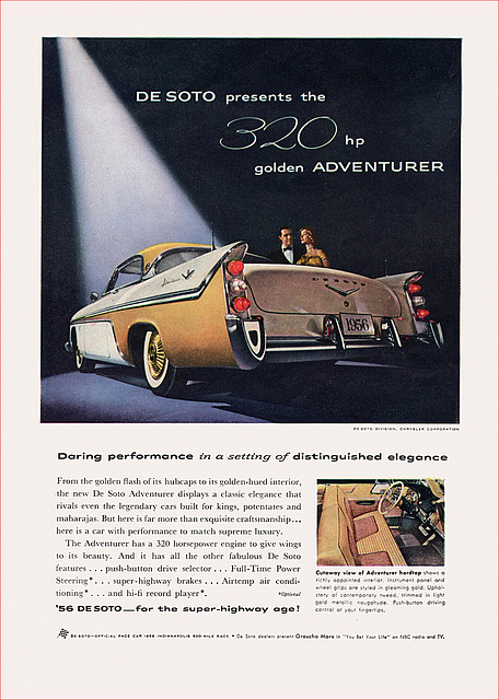De Soto Automobile Ad, 1956
