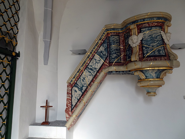 Kanzel der Antoniuskirche in Brig Kanzel der Antoniuskirche in Brig