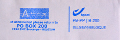 Belgian Postage Paid impression