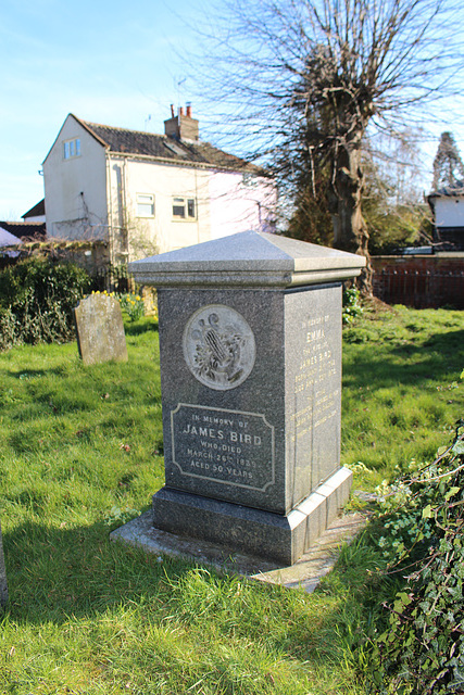 Memorial in Saint Peter's Churchyard, Yoxford, Suffolk