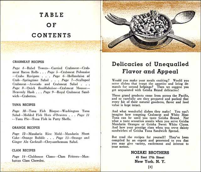 Geisha Canned Foods Booklet (2), c1930