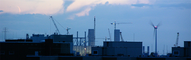 Vattenfall-Baustelle Kraftwerk Moorburg 24.07.2009