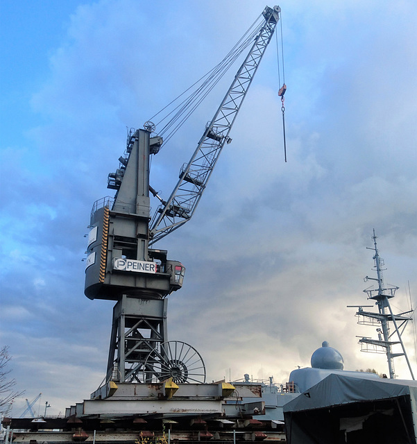 Historischer Hafen-Kran, Hamburg