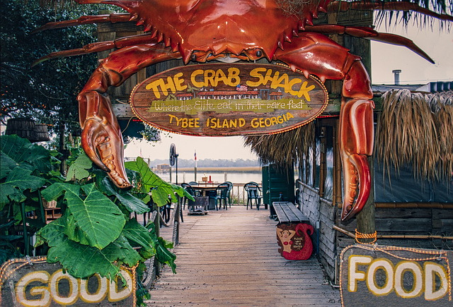 Tybee Island Crab Shack east of Savannah. You were there AWP 1554