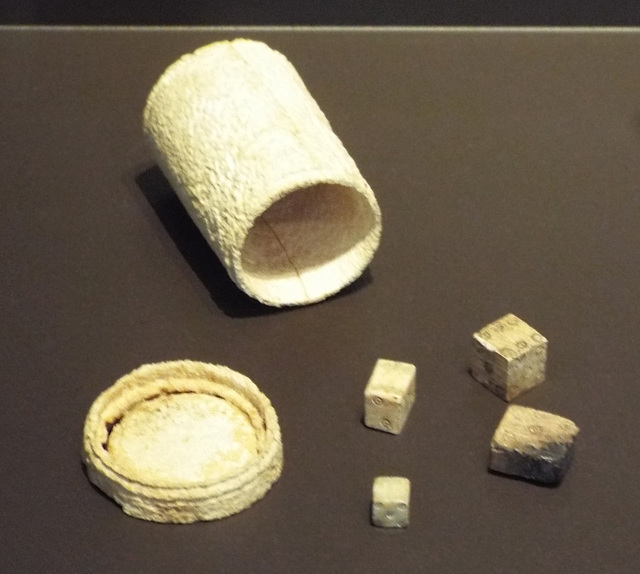 Shaker and Dice in the Archaeological Museum of Madrid, October 2022