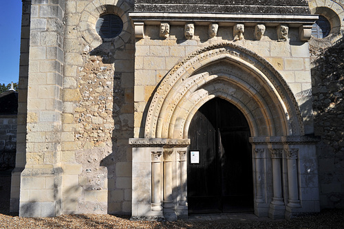 Portail de l'église de Saint-Jacques-des-Guérets - Loir-et-Cher