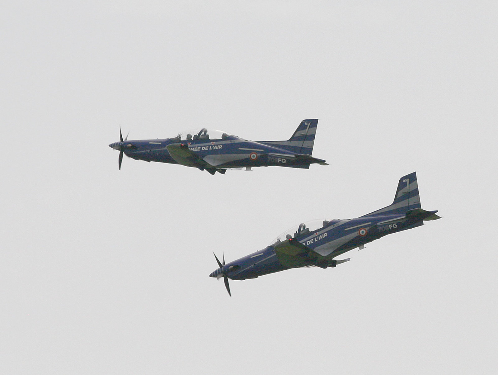 Patrouille "Mustang Xray" de salon de Provence au meeting de Cognac