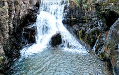 Une cascade en ville