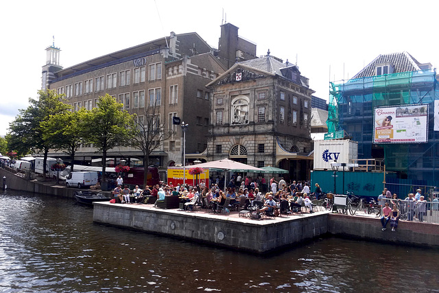 New terrace of the Weigh House restaurant