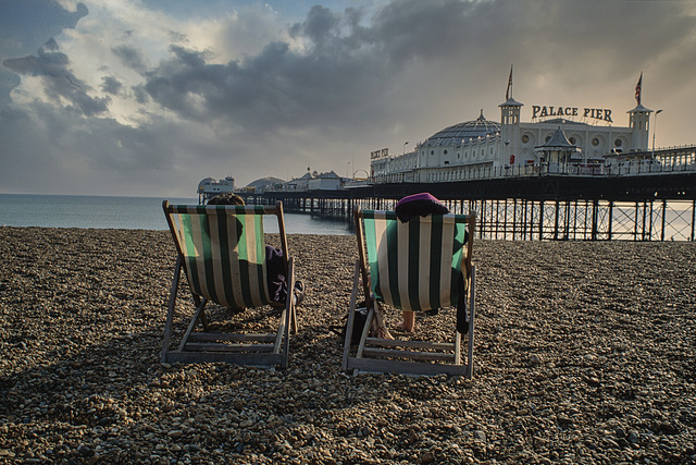 Basking By the Pier