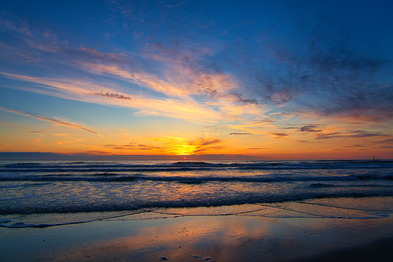 Sonnenuntergang an der Nordsee