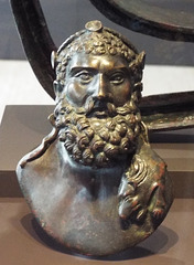 Applique with Hercules in the Archaeological Museum of Madrid, October 2022