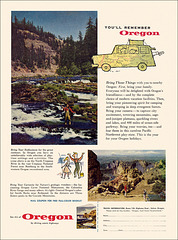 Oregon Travel Ad, 1958