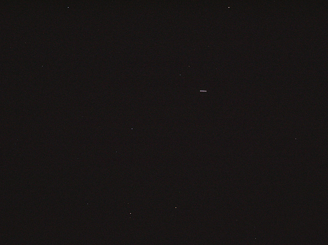 An eighth of a second of the ISS