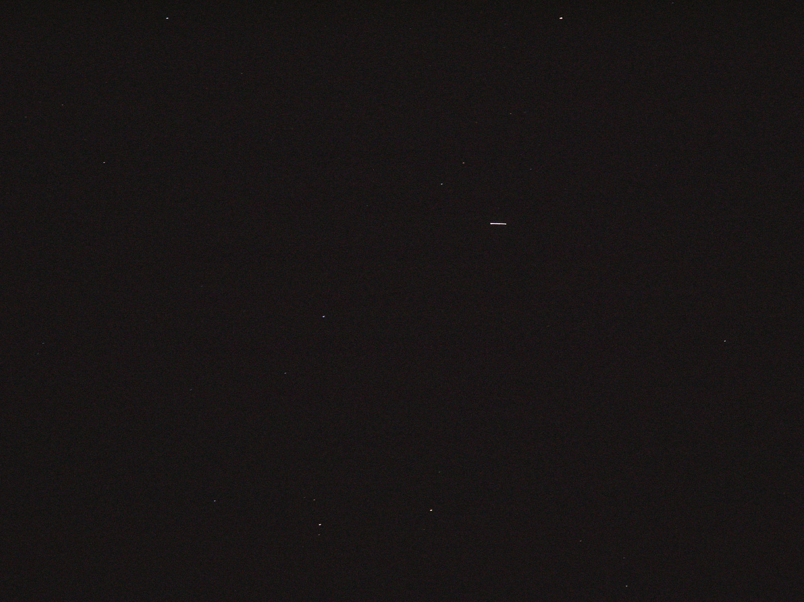 An eighth of a second of the ISS