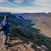 You on the edge of glaciated Kieger Gorge on Steens Mt. AWP 1578