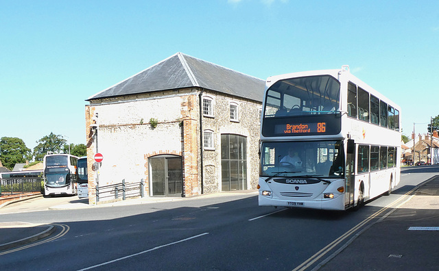 Coach Services Limited YT09 YHM in Thetford - 7 Jun 2024 (P1180400)