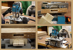 Leigh FMT Pro Mortice and Tenon Jig in action